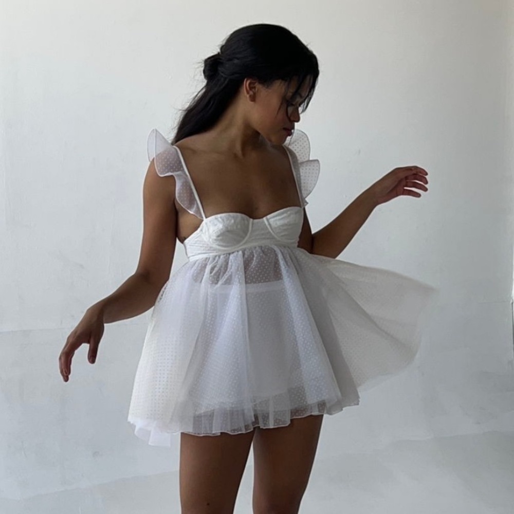 The Bar Kennedy White Dress Set